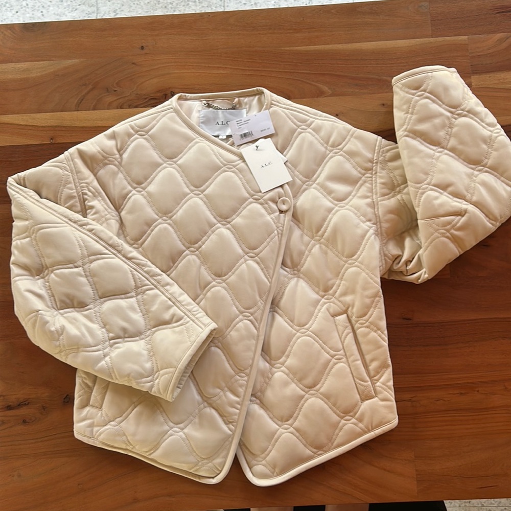 A.L.C. “White Emory Jacket” Quilted New with Tags